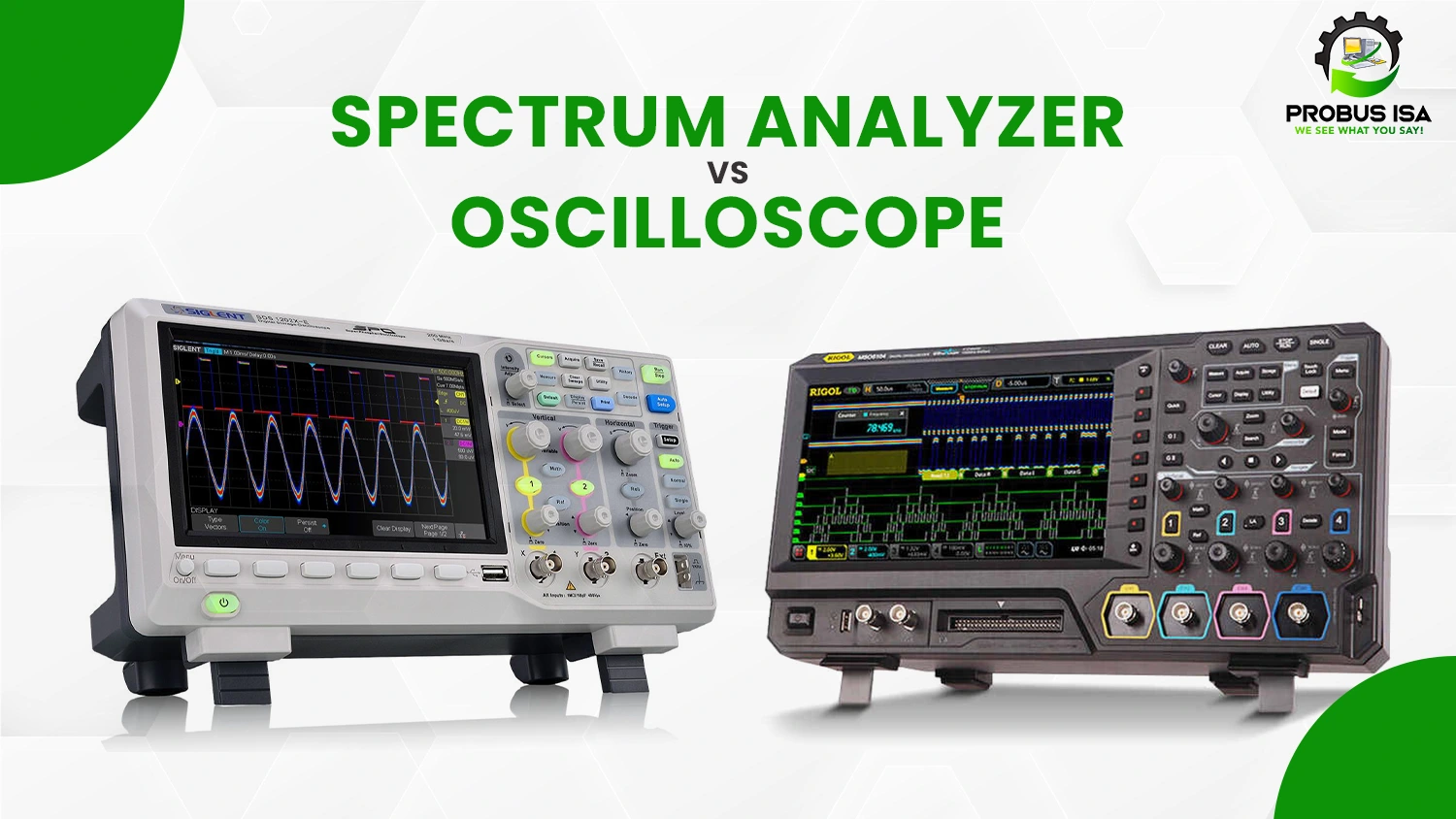 Spectrum Analyzer vs Oscilloscope